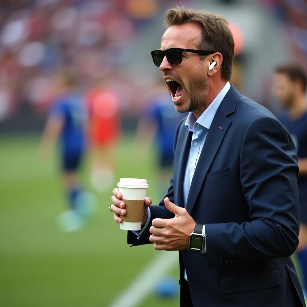 Bluetooth Sideline Coach- Business Dad Goes Full Sports Mode - Crazy Sideline Parents