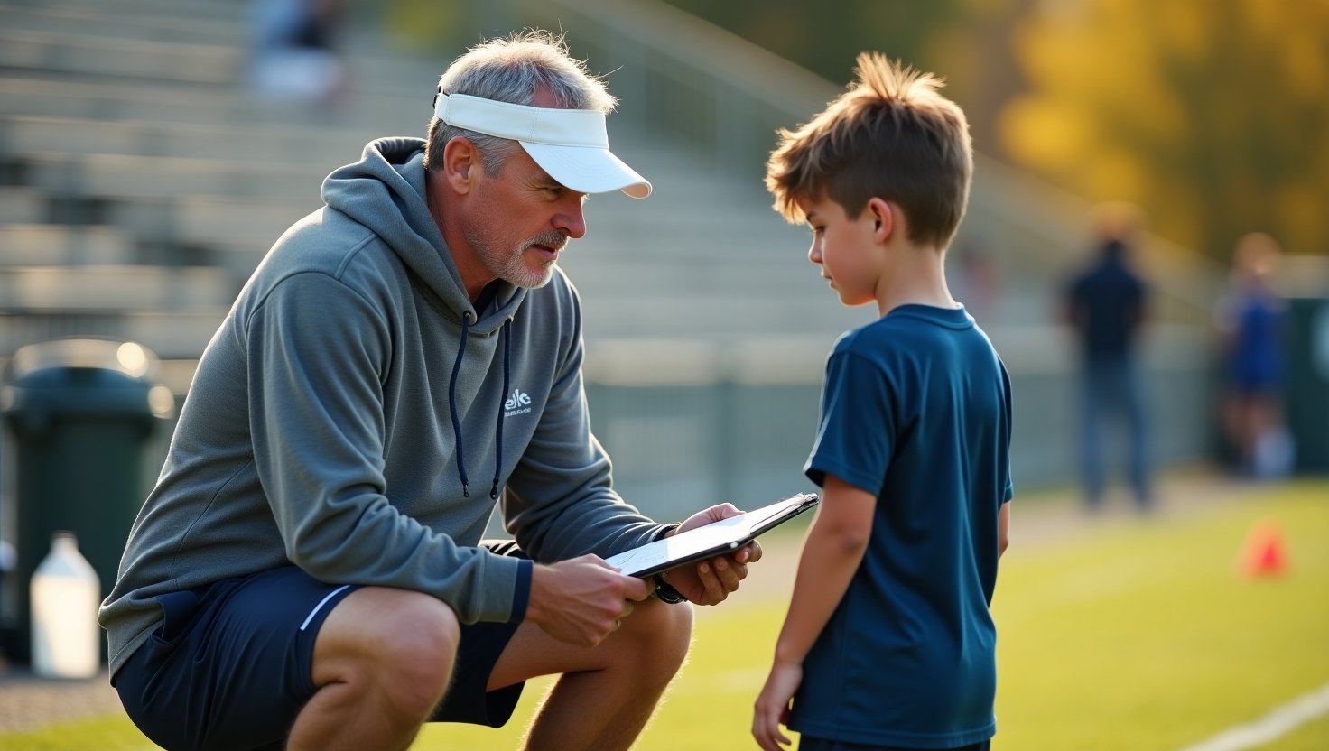 Coach Pigeon and Player
