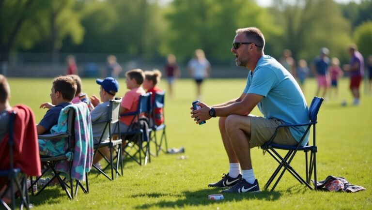 Sports dad on the sidleines - youth sports parenting!