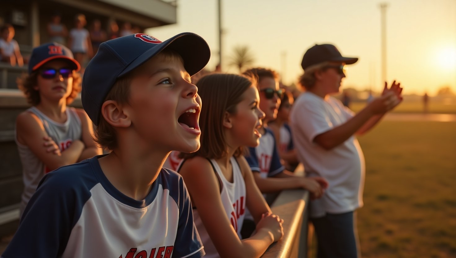Sideline Parents cheering at a youth sports game!