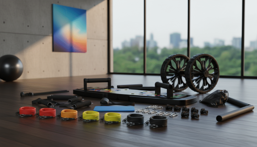 Full Body Home Workout Kit with Push-Up Board | Sideline Legends