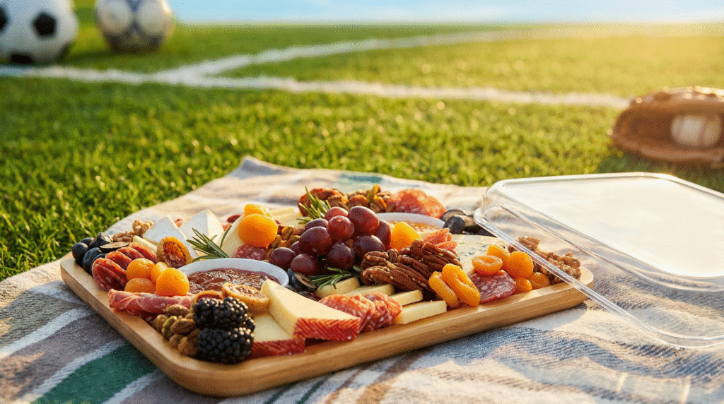 Bamboo Cutting Board with Storage Compartment