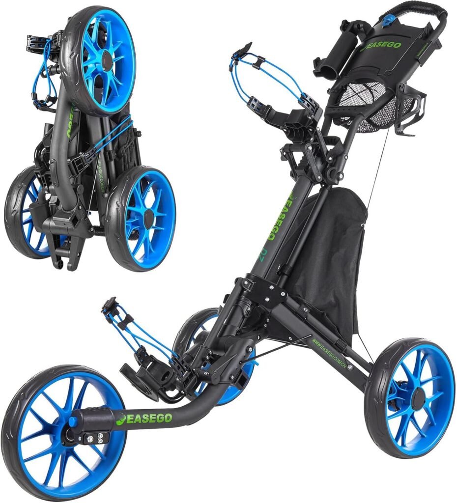 Golf Push Cart 3 Wheel | Sideline Legends