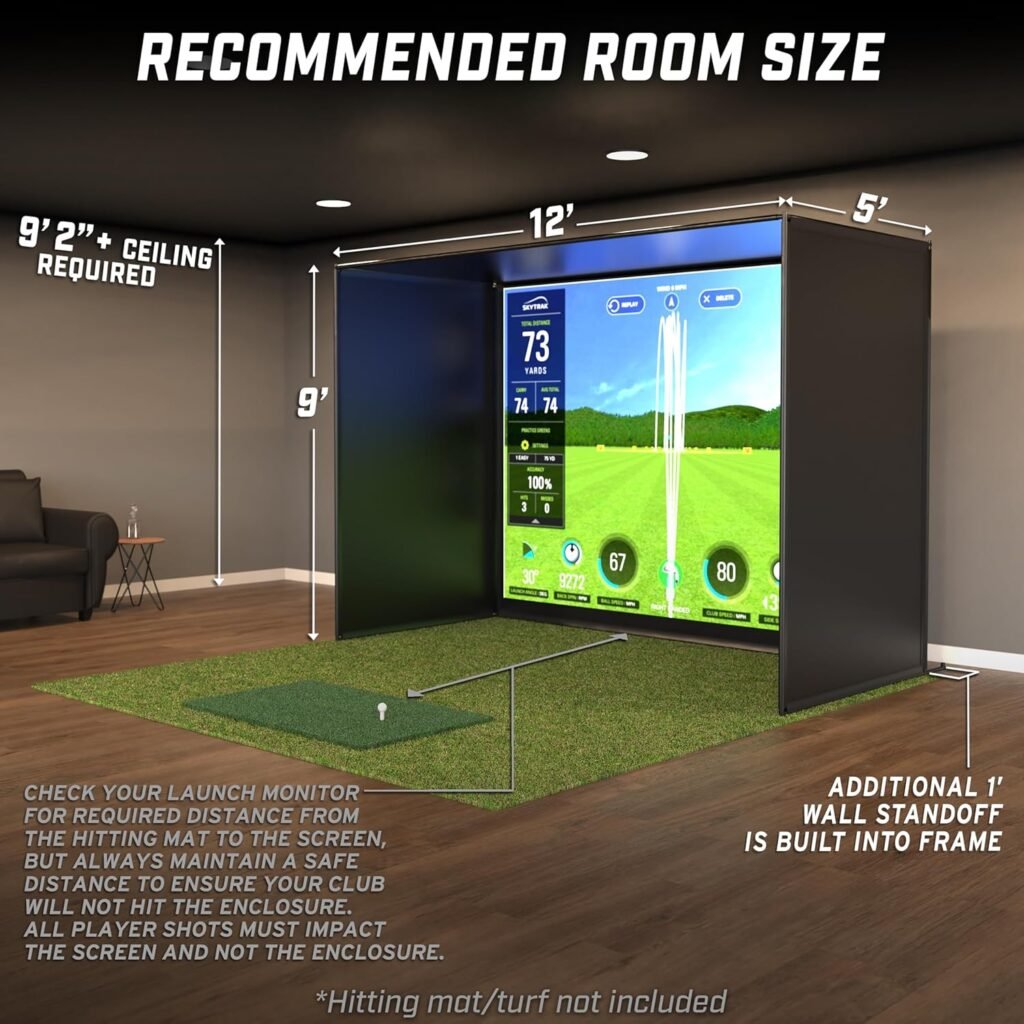 GoSports Golf Simulator Enclosure | Sideline Legends