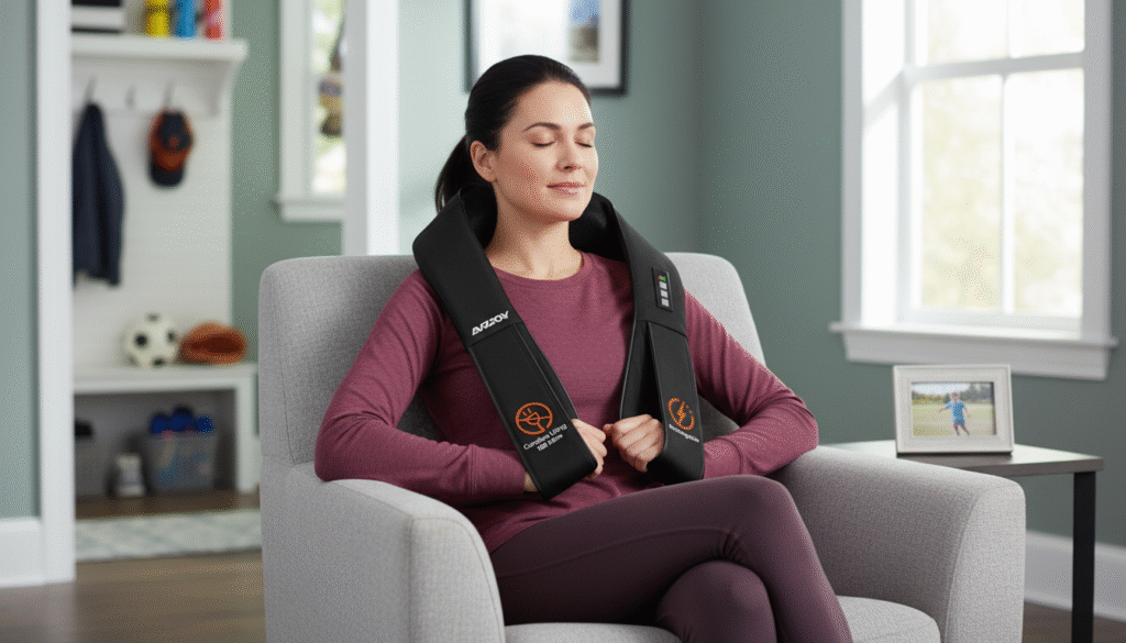 AMZPONY Cordless Neck Massager best gifts for sports moms | Sideline Legends