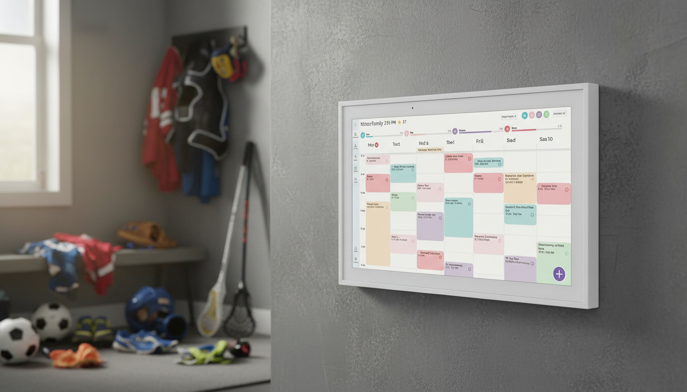 Skylight 15 Inch Smart Calendar and Chore Board best gifts for sports moms | Sideline Legends