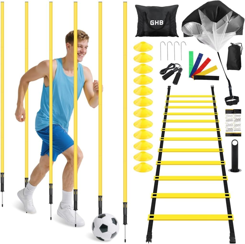 Train Like a Pro with the GHB Soccer Agility Training Set